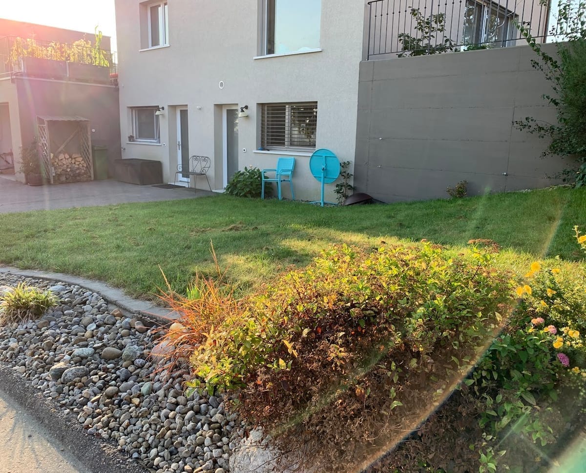 Terrasse de gazon