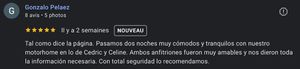 Comme l'indique la page. Nous avons passé deux nuits très confortables et paisibles avec notre camping-car. Les hôtes étaient très gentils et nous ont donné toutes les informations nécessaires. Nous recommandons !