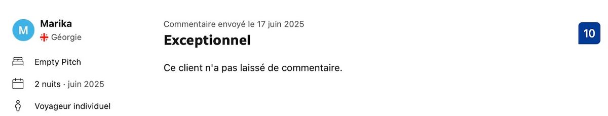 Témoignage client parking