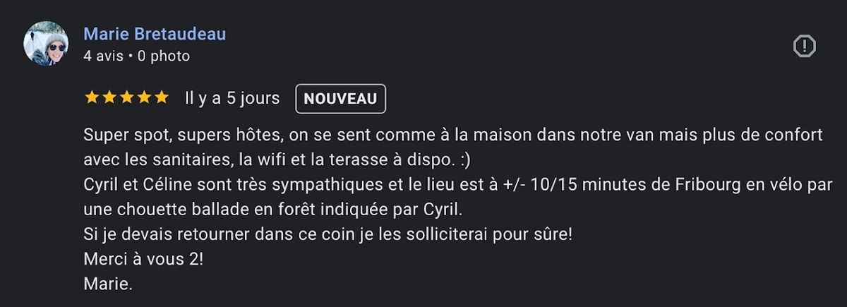 Témoignage client parking