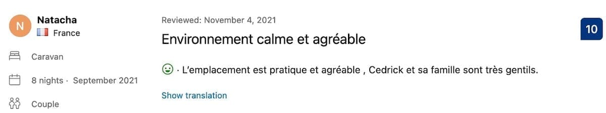 Environnement calme et agréable. L'emplacement est pratique et agréable, Cedrick et sa famille sont très gentils.