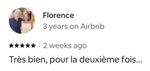 Très bien, pour la deuxième fois…